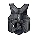 Wesing Martial Arts Muay Thai Boxing Chest Protector MMA Sanda Chest Guard (Black, XL)