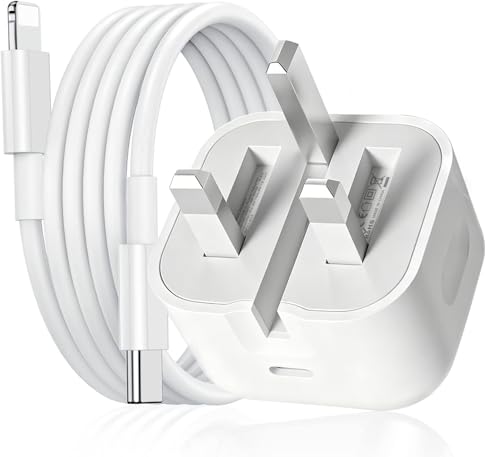 iPad Charger USB C to Lightening Fast Charging Cable and Plug 20W Charge for Pro 9.7 10.5 12.9 inch 2nd Generation/Air 3rd/Mini 4 5th Gen/i Pad 5th 6th 7th 8th 9th 10.2(2017-2021)/iPhone 14 13 12 11