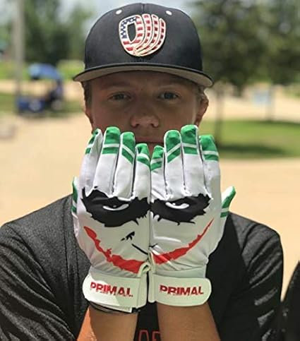 Youth Smiley Baseball Batting Gloves (Small)