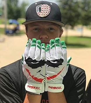 Youth Smiley Baseball Batting Gloves (Small)