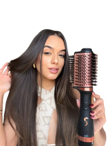 Escova Secadora e Alisadora com Pente e Chapinha 3 em 1 Ella - Segredo Dela (220, Volts)