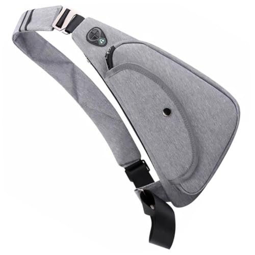 Bolsa cruzada ajustable para hombre: mochila de hombro impermeable casual
