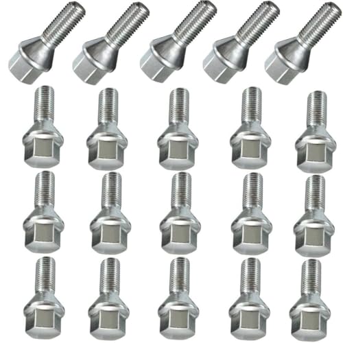 Pernos de rueda con rosca M12x1.5 de alta precisión y 26mm para cubos de coche E90 y E91
