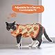 Katzenbody nach Op, Kastration Katze Body für Katzen Operation, Verstellbarer Rückenlänge Medical Pet Shirt, Atmungsaktiver Katzenanzug Gegen Lecken von Kastrations, Unterleibswunden, Orange XL