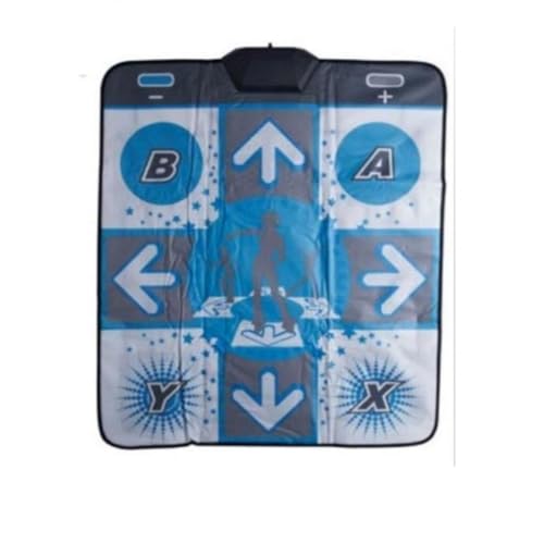 SATKIT Pista de Baile USB para PC Alfombra DDR 81x91 cm Antideslizante Plegable Plug and Play Compatible con Dance Dance Revolution Stepmania In The Groove