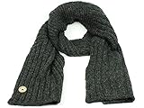Maße: ca. 20 cm x 180 cm Seeberger Knob Schal Strickschal aus Wolle - Anthrazit (11) - One Size