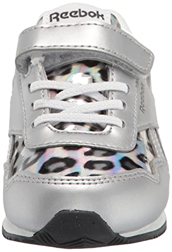 Reebok Girls Classic Jogger 3.0 Sneaker, Silver Metallic/Black, 5 Toddler #TOP1
