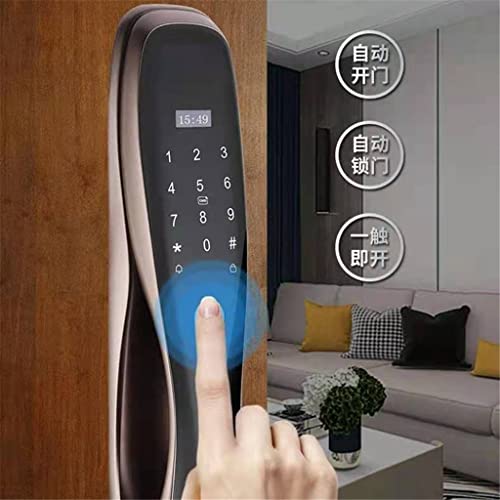 Fechadura de porta inteligente Nova chave de senha de impressão digital biométrica Cartão IC Control