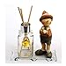 DLM-31959 (Kit 6 Pezzi) Profumatore in Vetro con Pinocchio Burattino Marionetta Favola Fiaba Nascita Battesimo Comunione Diffusore Profumo bomboniera