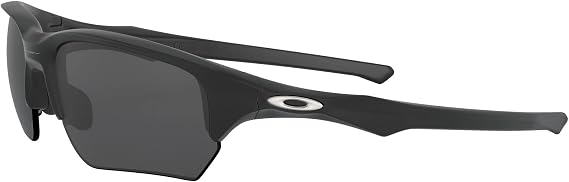 Oakley Unisex Sunglasses Matte Black Frame, Grey Lenses, 64MM