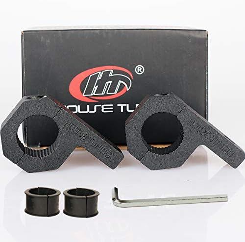 House Tuning 0.875" Clamps Roof Roll Cage Holder,LED Off-Road Light Horizontal Bar Tube Clamp 22mm(2pc-0.875" Clamp)