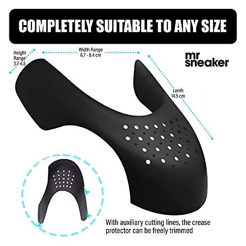 Improv 2 Pairs Crease Protectors, Anti Wrinkle Sneaker Shoe Crease Guards For Men And Women, Crease Protectors For Air Force 1 (White, Men's Size 8-13) #TOP2