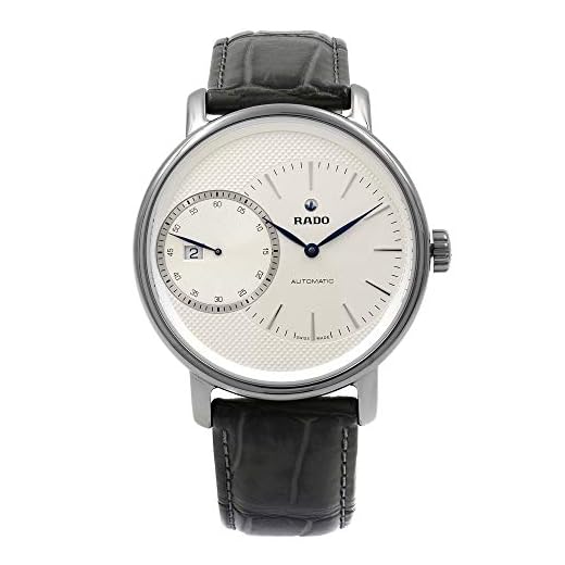 Rado R14129126 - Reloj (Reloj de pulsera, Masculino, Cerámico, Gris, Cuero, Gris)