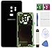 Produktbild Eonpam Akkufachdeckel Rückseite Glas Ersatz für Samsung Galaxy S9+ Plus Reparatursatz Original Akkudeckel Ersatz der RückenschaleMit Kameraobjektiv (Schwarz)
