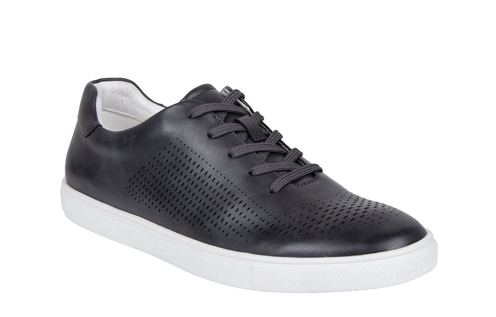 Kenneth Cole Men's Unlisted Walker Sneaker Round Toe Perf Detail Low Top Comfortable