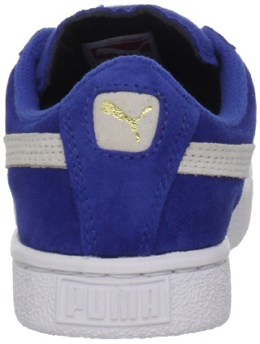 Puma unisex-baby Suede Toddler Shoes, Olympian Blue/White, 4 M US Toddler3