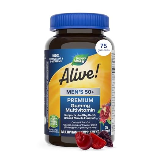 Alive! Men's 50+ Premium Gummy Multivitamin