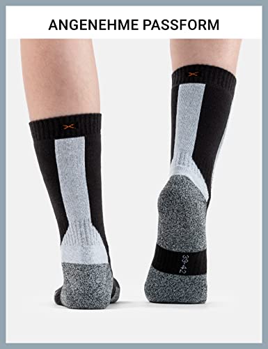 Wandersocken für Damen im 2er Pack – Modell Gerlinde in Blau-Rose