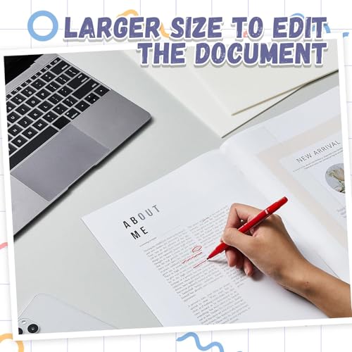 Notes adhésives transparentes format A4 Gueevin de 50 feuilles pour bureau