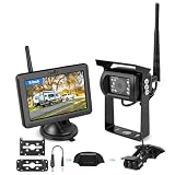 EWAY Wireless RV Backup Camera for Furrion Pre-Wired System: 5' IPS Monitor & 1080P Back Up Cam...