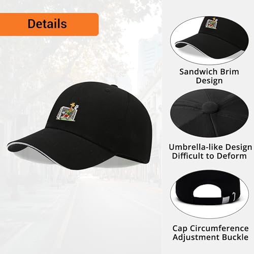 Gorra bordada ajustable de algodón transpirable para hombre y mujer miniatura 4