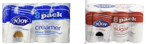 Coffee Creamer and Sugar Variety Pack - 16oz Canisters - 8 Canisters Each Great for Office image 4