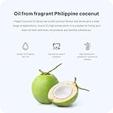 Vilgain Coconut Oil Cooking Spray 100% Coconut Oil with 93% MCT, Heat-Stable & Vegan, Perfect for Pancakes, Dishes & Baking, Eco-Friendly Production, Sugar-Free, 200ml (Coconut) - Image 3