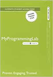 MyLab Programming with Pearson eText - Access Card - for Java How to ...