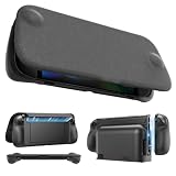 JSAUX Split Every Day Case for Switch 2, Slim Magnetic Detachable Front Cover, Dockable Design, Ergonomic Non Slip Grip, Travel Ready with Adjustable Stand, Shock Absorption & Anti Scratch – PC0123C