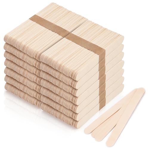 Qianyu 6Pcs Large Makeup Scoops Spatulas Plastic Cosmetic Spatula Face Mask Spoon Stick Applicator Beauty Spa Facial Skin Care Tools for DIY Cream Lotions Moisturizers Mixing and Sampling
