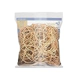 Upgrade Office Supply UPG23719 Gumowe taśmy, rozmiar #19 (3-1/5.1 cm x 1/40.6 cm), 1/1.8 kg torba, naturalna krepa, wyprodukowano w USA