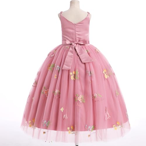 Vestidos de flores para niña estilo vestido de tul festivo de boda 3