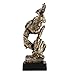 Produktbild Gesicht Skulptur Harz Statue Abstrakte moderne Kunst Figuren Statue Carving Statuen.(Gold)