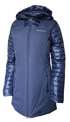 Columbia Women's Fenn Ridge Mid Insulated Hooded Jacket, Nocturnal (Medium)