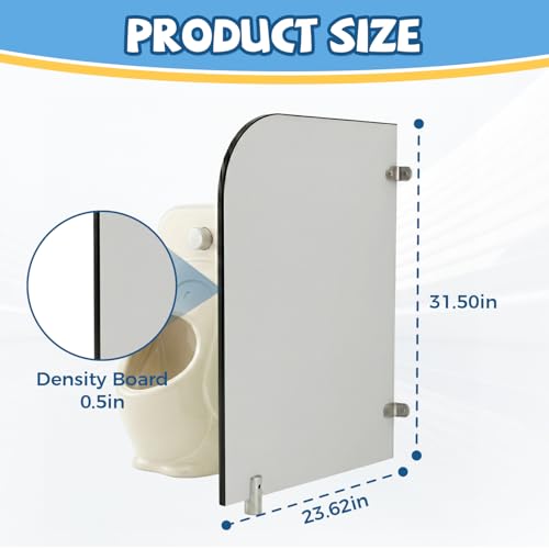 lukar Kindergarten Urinal Partition, Wall Mounted Urinal Privacy Panel by lukar - Used condition - Image 2