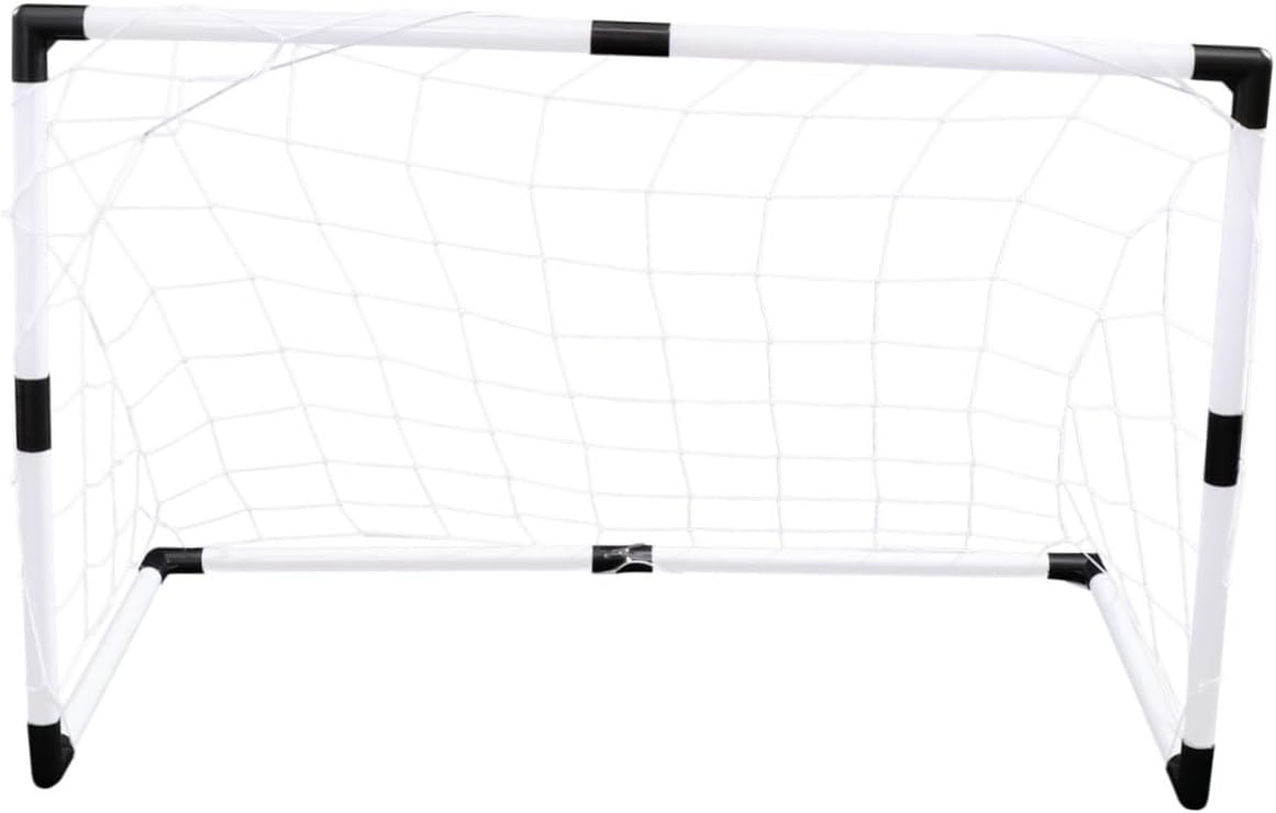 Portable Football Net Door PP Woven Mesh for Outdoor Sports Backyard Garden Weather-Resistant Soccer Goal Replacement Net for Boys and Training and Play