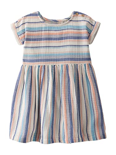 Little Planet Baby & Toddler Girls' Organic Dress, Multi-Stripe,3T #TOP28