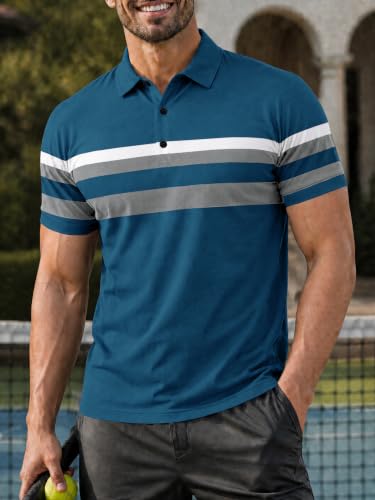 Image of Noble Monk T-Shirt for Men || Half Sleeves Men's T-Shirt || Solid Polo || Multicolor Tshirt