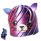 Flüssiges Katzen Fidget Spielzeug | 3,93in 3D gedrucktes Katzen Fidget Spielzeug | Liquid Cats Sensory Toys Weihnachtsdekoration | Liquids Flow Cats Sensorisches Spielzeugs Stressabbau Heimdekoration