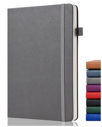 Bullet Dotted Journal – Carnet de Notes Pointillé A5 – 140GSM Papier Épais | 152 Pages, Poche Arrière, Porte Stylo, Couverture Rigide, pour Planification, Notes