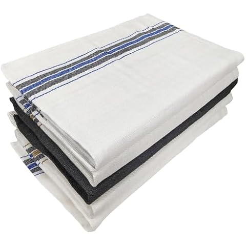 KURNI Cotton Linen Kitchen Tea Towels Cover