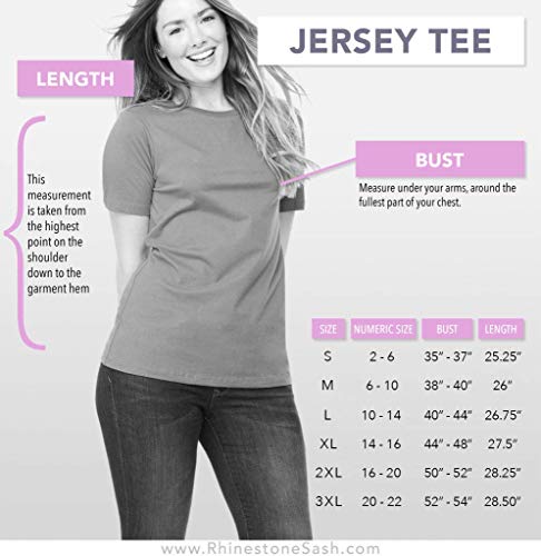 Rhinestonesash TEE0ITSMYBDYGLMRST - BGBLK - 004 Birthday Tees For Women - Glam Rhinestone It'S My Birthday T-Shirt thumb #5