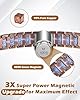 Jeracol 99% Copper Bracelet for Men, Magnetic Bracelet Men with 3X Ultra Strength Magnets, Unique Folding Clasp Wristband with Adjustment Tool and Jewelry Gift Box. #1