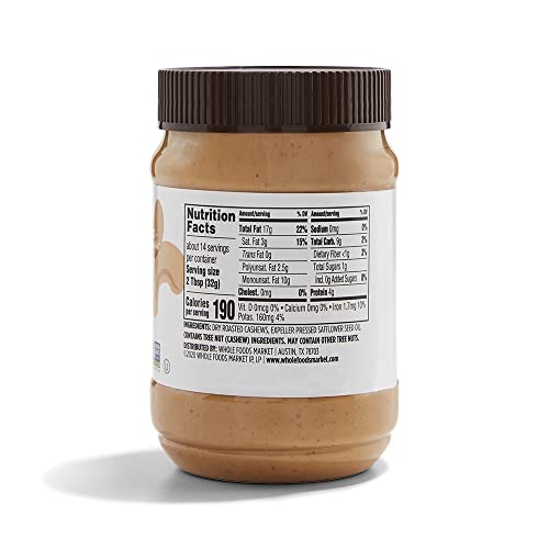 365 By Whole Foods Market 0099482449520 Creamy Cashew Butter thumb #1