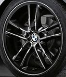  Original BMW Alufelge 1er E81 E82 E87 E88 Doppelspeiche 182 schwarz in 18 Zoll für vorne