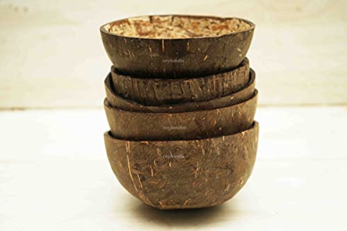 Sri Care Natural Coconut Bowl Halves Coconut Shell For Handicraft Or Pet Feeder And Candle Maker And Christmas And Halloween Decorations (2, Without Fiber) #TOP6