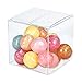 50 PCS Clear PVC Plastic Boxes, 2 x 2 x 2 inch Plastic Gift Box Square Containers Transparent Packing Box for Party Favors, Wedding, Birthday, Thanksgiving, Halloween, Christmas, New Year Party