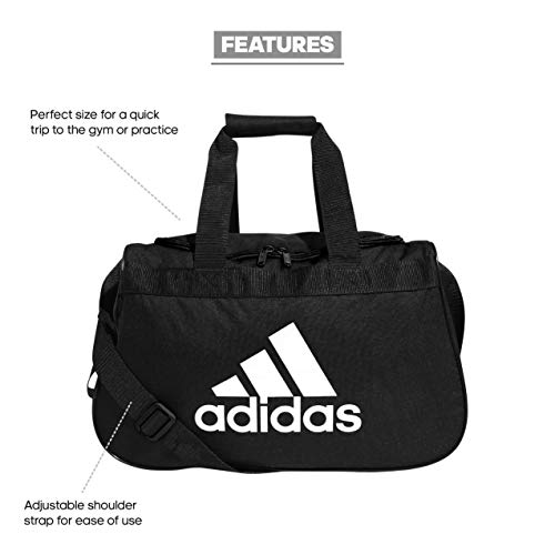 adidas Unisex Diablo Small Duffel Bag, Black, Small