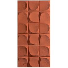 LXHELIVERY 1PC PU Breadstone Wall Panels -Lightweight Panels 3D Textured Wall Panel for Interior Accent & Fortress/Courtyard DecorOrange