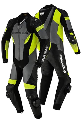 Urban Kevlar Combinaison de moto en cuir de qualité...